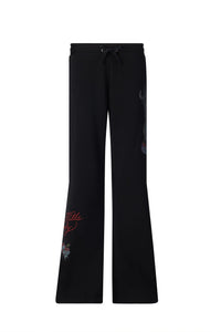 Womens New York City Flared Trousers - Black