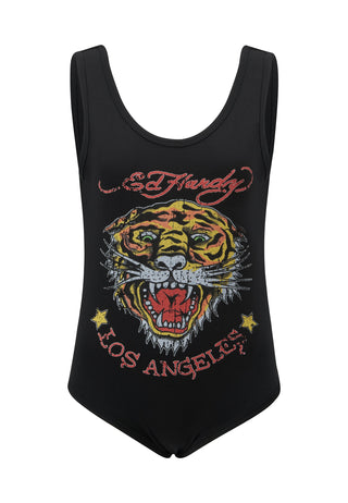 Womens La-Tiger-Roar Bodysuit - Black